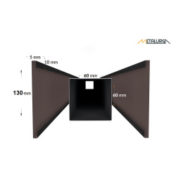 Stulpo 60x60 uždengimo lankstiniai kaina/vnt Stulpo 60x60 uždengimo lankstiniai kaina/vnt