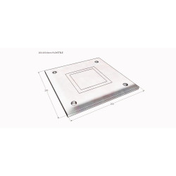 200x200x8 plokštelė CINKUOTA 2