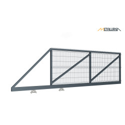 Segmentiniai stumdomi kiemo vartai 3.5x1.7m