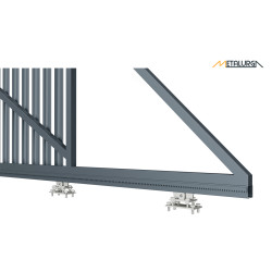 Stumdomi kiemo vartai vertikalus 4x1.2m 6
