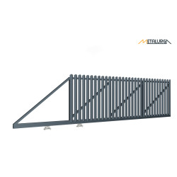 Stumdomi kiemo vartai vertikalus 6x1.7m