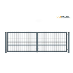 Segmentiniai varstomi kiemo vartai 4x1.2m 2 Segmentiniai varstomi kiemo vartai 4x1.2m 2