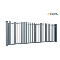 Varstomi kiemo vartai Klasik Modern užpildas 5x1.7m