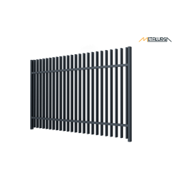 Metalinė tvora ŠUKOS FLAT 60X20 EXTERNAL (80 mm) 2 Metalinė tvora ŠUKOS FLAT 60X20 EXTERNAL (80 mm) 2