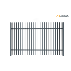 Metalinė tvora ŠUKOS FLAT 60X20 EXTERNAL (80 mm) 4 Metalinė tvora ŠUKOS FLAT 60X20 EXTERNAL (80 mm) 4