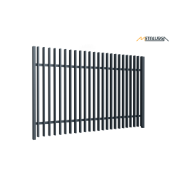 Metalinė tvora ŠUKOS FLAT 60X20 EXTERNAL (80 mm)