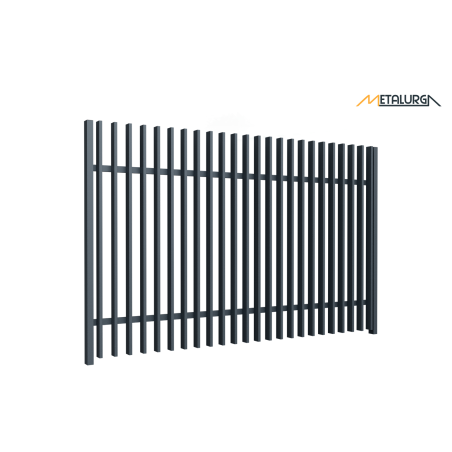 Metalinė tvora ŠUKOS FLAT 60X20 EXTERNAL (80 mm)