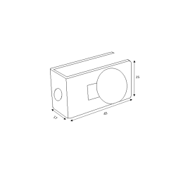 Startas tiesus 43 RAL7016+ 1vnt [Mont16- F3K] 4