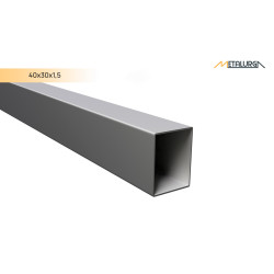 Stačiakampis vamzdis 40x30x1.5 mm CINK DX51D 7,5m 3 Stačiakampis vamzdis 40x30x1.5 mm CINK DX51D 7,5m 3