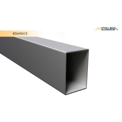 Stačiakampis vamzdis 60x40x1.5 mm CINK DX51D 7,2 metrai 5 Stačiakampis vamzdis 60x40x1.5 mm CINK DX51D 7,2 metrai 5