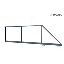 Stumdomi kiemo vartai be užpildo 4.5x1.5m 60x60 Stumdomi kiemo vartai be užpildo 4.5x1.5m 60x60