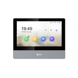 Monitorius SP telefonspynės Hikvision DS-KH8350-WTE1 JUODOS spalvos