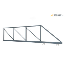 Stumdomi kiemo vartai be užpildo 5.5x1.2m 60x60